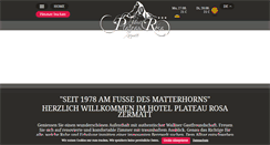 Desktop Screenshot of plateaurosa.ch